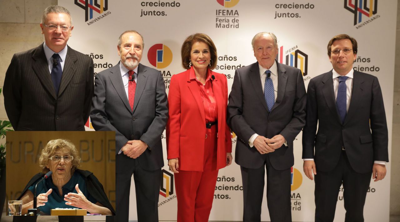 Juan Barranco, Ana Botella y Manzano.