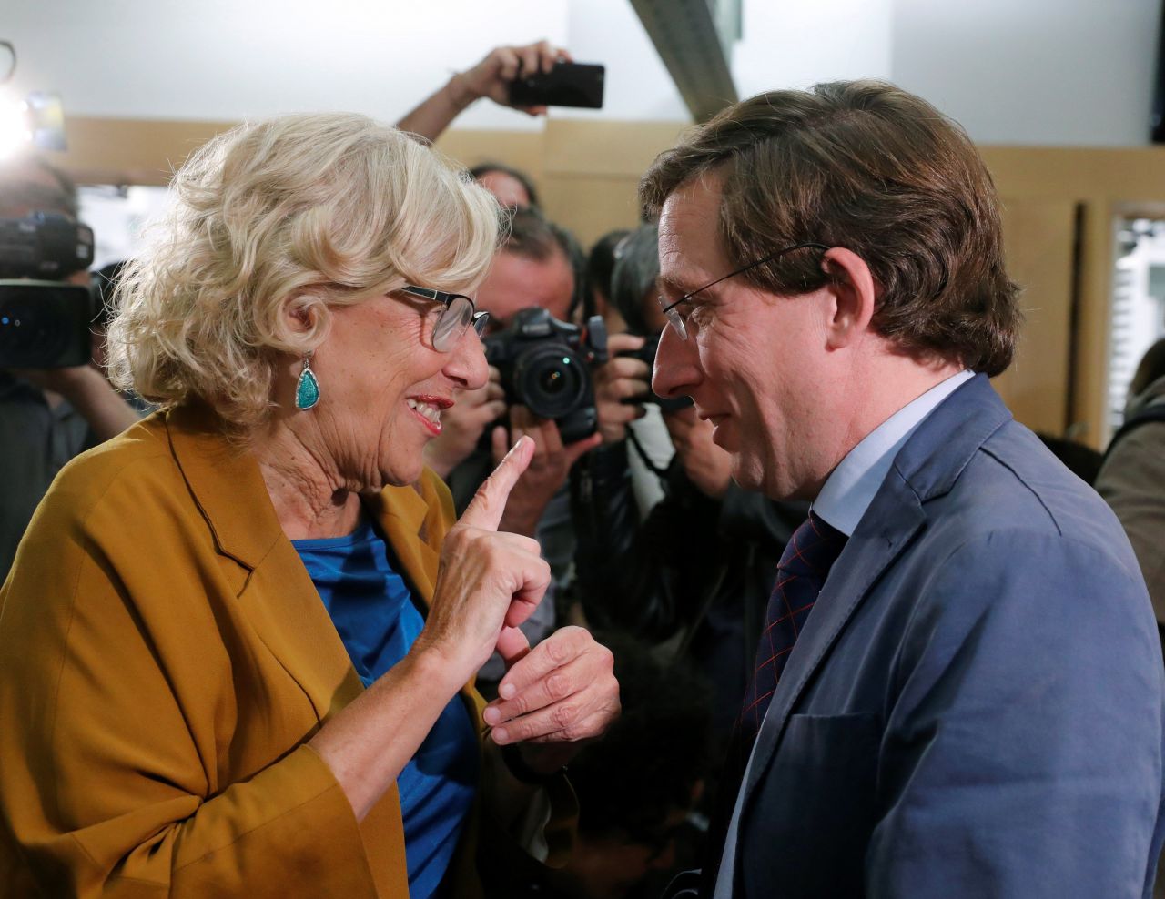 Manuela Carmena y Martinez-Almeida.