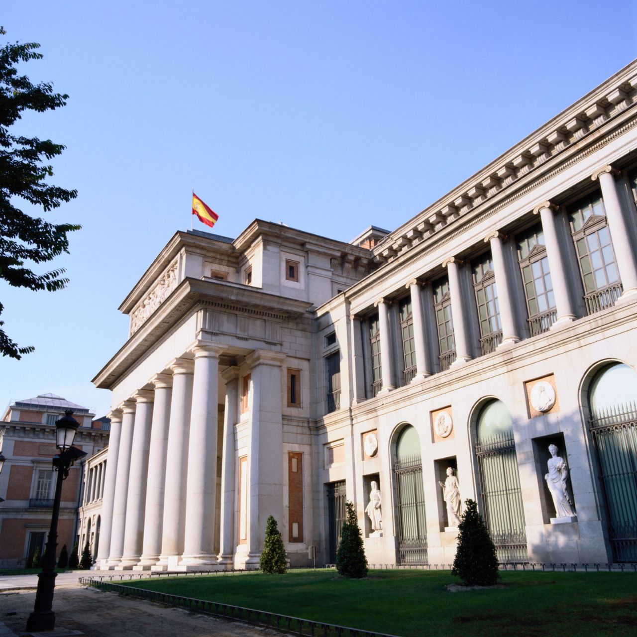 Fachada del Museo del Prado, de Juan de Villanueva.