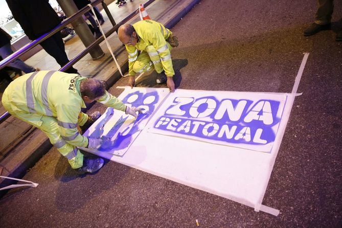 A Pie y la Fravm piden la peatonalización provisional de calles estrechas para garantizar la seguridad frente al Covid-19.