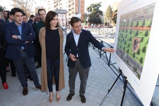 José Luis Martínez Almeida en la presentación del proyecto de soterramiento de la A5, en marzo de 2019. 