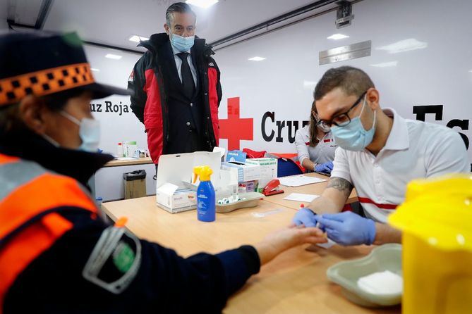 Estas pruebas se realizan en las instalaciones del Instituto para la Formación Integral en Seguridad de la Comunidad de Madrid, coordinados por la Agencia de Seguridad y Emergencias Madrid 112 y en colaboración con Cruz Roja.