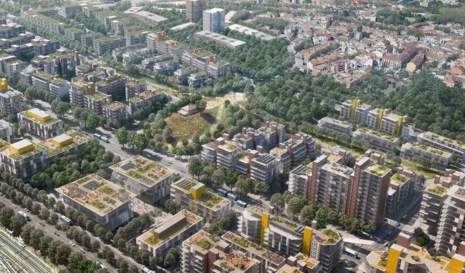 El desarrollo urbano Madrid Nuevo Norte supondrá una profunda regeneración de los distritos del norte de la capital, que cambiará el entorno de la estación de Chamartín y unirá Fuencarral con el barrio de Las Tablas, salvando la brecha que supone el viario de tren actual.