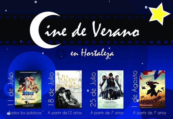 Este sábado arranca el cine al aire libre en Hortaleza, con medio aforo y mascarilla