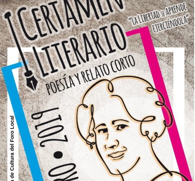 Cartel de la primera edición del certamen Clara Campoamor