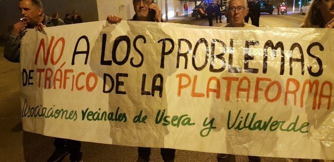 Los vecinos de Villaverde y Usera ya se manifestaron en marzo de 2019.