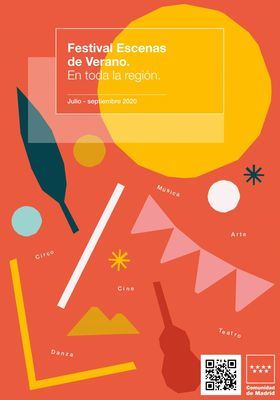 Cartel del nuevo Festival Escenas de Verano 2020.