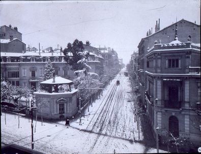 Memoria gráfica de la nieve en las calles de Madrid