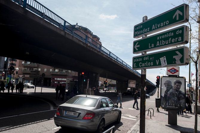 El elevado de Pedro Bosch une los distritos de Retiro y Puente de Vallecas, Pacífico con Méndez Álvaro.