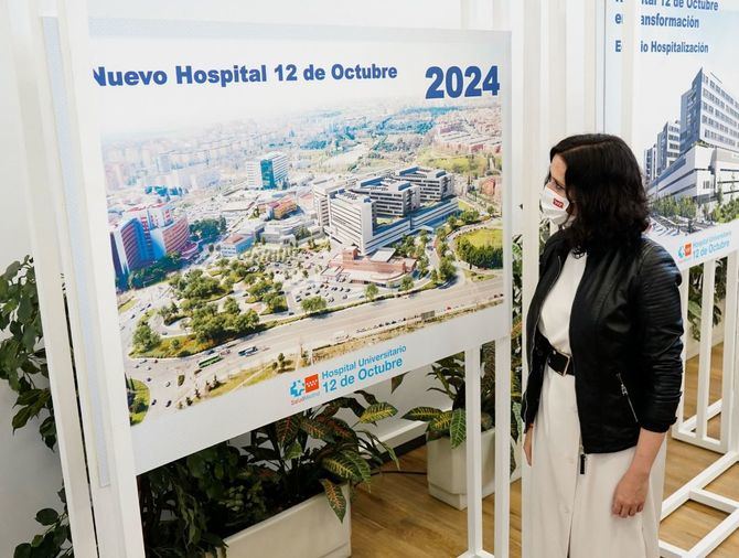 La construcción del nuevo edificio de hospitalización del 12 de Octubre tiene un presupuesto de 252 millones de euros.