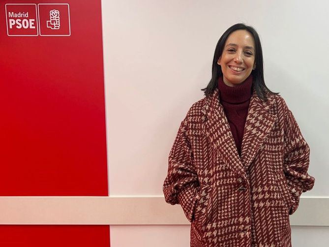 La nueva secretaria general del PSOE en la ciudad de Madrid y delegada del Gobierno, Mercedes González.