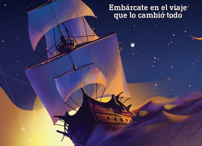 La exposición 'Magallanes y Elcano: Sin límites' recrea la primera vuelta al mundo en Espacio Ibercaja Delicias (Madrid).