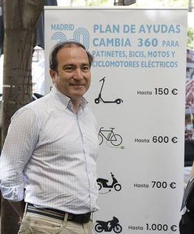 El Ayuntamiento de Madrid lanza una subvención de medio millón de euros para comprar motos, bicis y patinetes eléctricos