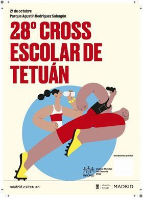 Más de tres mil participantes en el 28 Cross Escolar de Tetuán consiguen un récord histórico