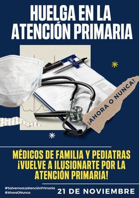 Casi 5.000 médicos y pediatras de Atención Primaria han iniciado este lunes una huelga indefinida