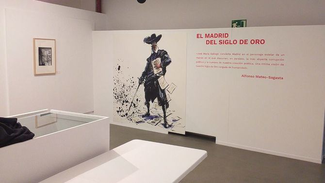 'José María Gallego: ilustrando la aventura' es el título de la muestra que puede verse desde hoy en la sede de la Imprenta Municipal-Artes del Libro.