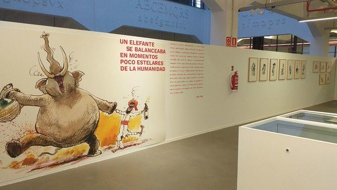 Un total de 109 originales invitan al visitante a conocer estos trabajos. La exposición ha sido inaugurada por la delegada de Cultura, Turismo y Deporte, Andrea Levy. 