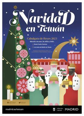 Los Reyes Magos ya tienen todo listo para su visita a Tetuán: carrozas, pasacalles, música y 'videomapping'