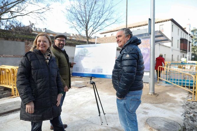 Los trabajos se centran en la renovación y adecuación de aceras y vías peatonales, la reordenación de intersecciones y la supresión de barreras arquitectónicas. En el entorno del colegio Monte de El Pardo habrá aceras más amplias, pasos elevados y nuevos bancos y aparcabicis.