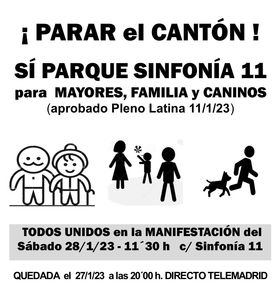 Los vecinos de Latina llamados a una concentración este sábado contra la instalación de un cantón de limpieza en suelo deportivo