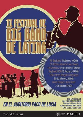 El Festival de Big Band de Latina inaugura su segunda edición a ritmo de Sinatra, en el auditorio Paco de Lucía