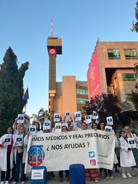 Los médicos no fijos continuarán con la huelga, tras no lograr avances en la reunión con la Consejería de Sanidad