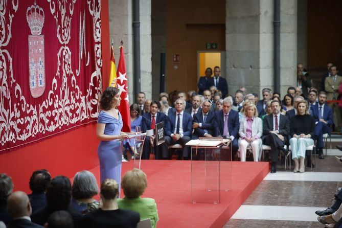 Isabel Díaz Ayuso ha subrayado que cada vez asume la presidencia de la Comunidad 'con mayor humildad y responsabilidad, pero también con más vitalidad, más ganas y más confianza en el futuro'.