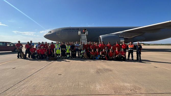 Comunidad de Madrid ha precisado que la zona asignada es una pequeña localidad en el centro del país, donde trabajarán los 30 miembros del ERICAM y los cuatro perros del equipo especializado en búsqueda y rescate.