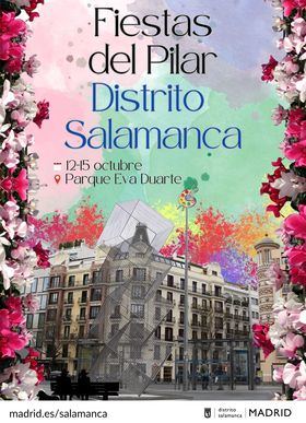 Cartel de las fiestas del distrito de Salamanca 2023.