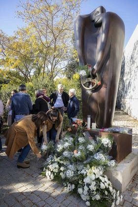 En la imagen, la escultura de Rosa Serra Puigvert, que el alcalde de Madrid, José Luis Martínez-Almeida, inauguró el 11 de noviembre del año pasado, en Madrid Río.