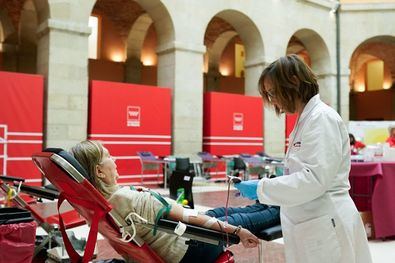 Maratón de donación de sangre, en Sol