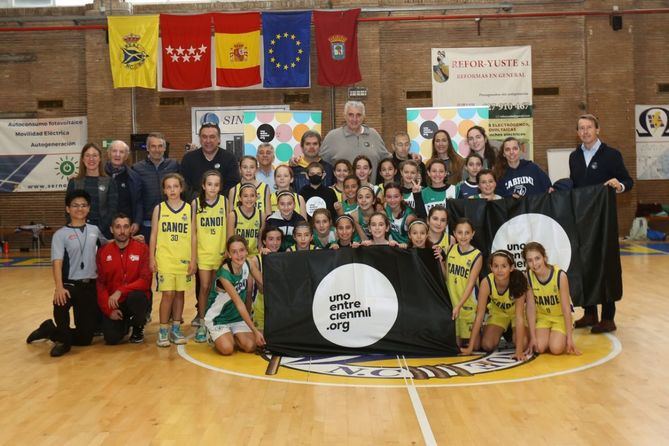 La Fundación Unoentrecienmil lidera la iniciativa Canastas Contra el Cáncer infantil, que consiste en cambiar todos los puntos que se metan en los partidos que se juegan durante este fin de semana, por euros para la lucha del cáncer infantil.