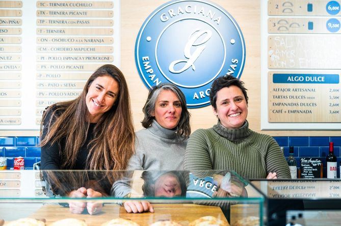 Este aniversario viene con premio para las tres emprendedoras que gestionan Graciana Empanadas Argentina: el reconocimiento de Forbes, que las ha incluido en la lista de las 75 mujeres latinas a las que seguir en 2024.