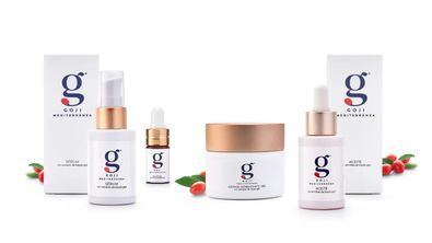 Goji Mediterránea cuenta con tres cosméticos: una crema hidratante de día, un aceite de semillas y un serum. En los próximos meses, anuncian nuevas incorporaciones a su catálogo de cosméticos, junto al lanzamiento de su primera línea de productos de alimentación, como zumos y 'snacks' variados.