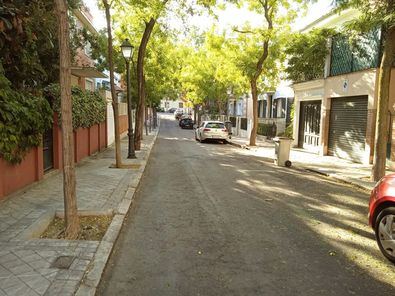 Se respetará el arbolado existente y se soterrarán las redes de electricidad y telecomunicaciones, para la mejora de la estética y la seguridad de ambas colonias. En la imagen, el estado actual de la calle de Urumea.