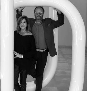 En la imagen, Francisca Muñoz y Manuel Herrera, componentes del dúo artístico MUHER.