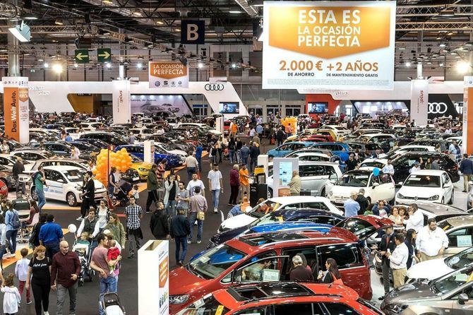 Más de 32.000 metros cuadrados de exposición albergan un año más la gran oferta de seminuevos que presenta el Salón del Vehículo de Ocasión, una cita clave en el calendario estival, que se celebra del 11 al 16 de junio en las instalaciones de Ifema Madrid.