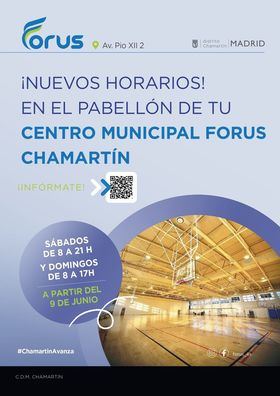 Esta instalación municipal, situada en la avenida de Pío XII, 2, ha ampliado su horario en dos horas semanales los domingos, desde este 9 de junio.