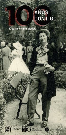 La señora de Palacios durante el homenaje a Gómez de la Serna. Portillo. Mayo 1949