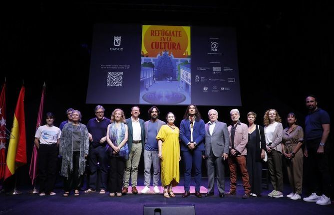 La delegada de Cultura, Turismo y Deporte, Marta Rivera de la Cruz, ha presentado hoy la campaña 'Refúgiate en la Cultura', una alternativa para que residentes y turistas se protejan de las altas temperaturas acudiendo a espacios culturales en las horas de más calor, en las que podrán disfrutar de incentivos como actividades especiales o descuentos.