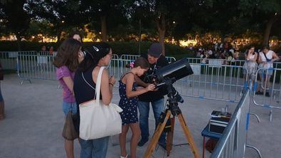 Observación astronómica gratuita, en el Planetario