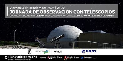 Observación astronómica gratuita, en el Planetario