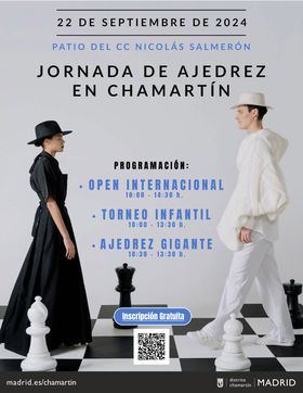 La primera cita del programa de eventos mencionado tendrá lugar este domingo, 22 de septiembre, con una jornada deportiva de ajedrez multidisciplinar, en el centro cultural Nicolás Salmerón.