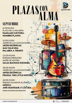 Comienza ‘Plazas con Alma’, programa que acerca la cultura y el arte a pie de calle en Carabanchel