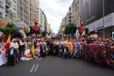 Di&#769;az Ayuso, en la cabalgata de 'Hispanidad 2024'