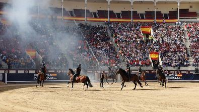 Se trata de la XIII Exhibición de unidades policiales en la plaza de toros de Las Ventas, una jornada diseñada por la Jefatura Superior de Policía de Madrid en el marco del Plan Director para la Convivencia y Mejora de la Seguridad en los Centros Educativos y sus Entornos.