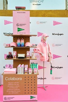 El Corte Inglés ha preparado, del 3 al 20 de octubre, diversas acciones especiales en todos los departamentos para apoyar la lucha contra esta enfermedad. 