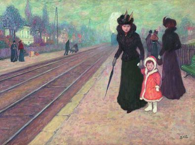 Georges d’Espagnat, 'La Gare de banlieue' (La estación de las afueras), c. 1896-1897. Óleo sobre lienzo (97x130,5 cm).Musée d’Orsay, París. Donación de Bernard d’Espagnat, hijo del artista, 1979.