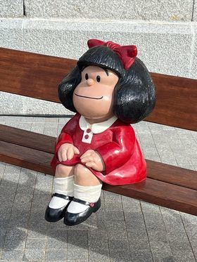 Mafalda llega a Matadero y se convierte en la duodécima escultura en el mundo del icónico personaje de Quino