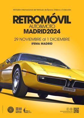 Retromóvil Madrid, el Salón Internacional del Vehículo de Época, Clásico y de Colección, celebrará su XXI edición del 29 de noviembre al 1 de diciembre en Ifema Madrid.